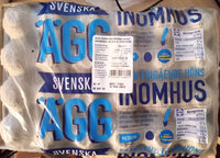 Svenska ägg från frigående höns inomhus Medium 24 st.
