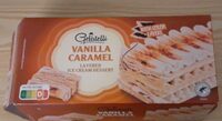 Vanille caramel layered ice cream dessert