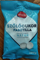 Szőlőcukor pasztilla, natúr