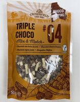 Triple choco topping