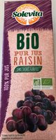 Bio jus de Raisin sans sucres ajoutés pur jus