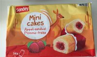 Mini cakes pomme fraise