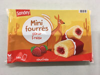 Mini gâteaux fourrés fraise