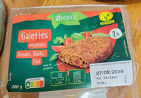 Galettes végétales tomate, basilic, soja