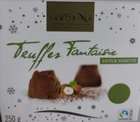 Truffes fantaisie Saveur noisette