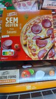 Glutenfreie Pizza Salami