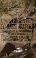 Mélange de légumes coupés