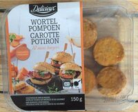 Mini burgers carotte potiron