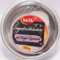 Ziegenfrischkäsetaler mit Feigen-Tapenade
