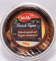 Fleisch-Tapas Hähnchenspieße mit Teriyaki-Sesamsauce
