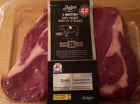 Deluxe 2 British Dry Aged Ribeye Steaks