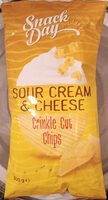 Snack Day Sour Cream & Cheese Crinkle Cut Chips