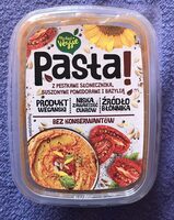 Pasta z pestkami slonecznika, suszonymi pomidorami i bazyla