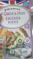 Garlic and herbs chicken kievs