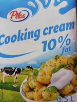 Cooking cream 10% fat