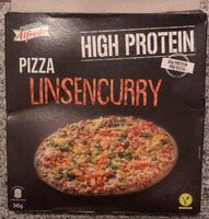 Pizza Linsen Curry High Protein