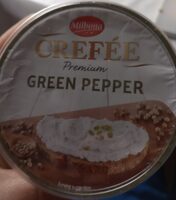 Cheese spread with green peppers