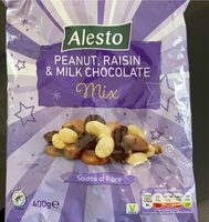 Peanut raisin & milk chocolate