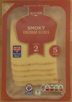 Smoky cheddar slices