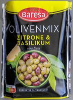 Olivenmix Zitrone & Basilikum