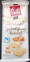 Weiße schokolade spekulatius mandel