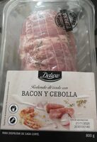 Redondo de cerdo con bacon y cebolla