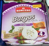 Queso burgos sin lactosa