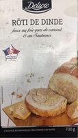 Roti de dinde farce au foie gras de canard et au sauternes