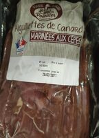 Aiguillettes de canard marinées aux cèpes