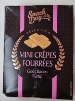 Mini crêpes fourrées goût bacon fumé