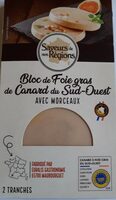 Bloc de foie gras de canard du sud-ouest avec morceaux