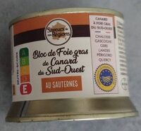 Foie gras de canard du Sud-Ouest au Sauternes