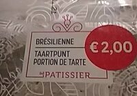 2 portions de tarte brésilienne