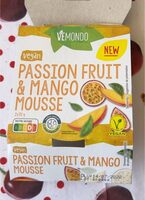 Passion fruit mango mousse