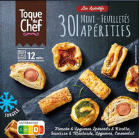 30 Mini feuilletés