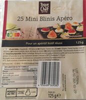 Minis blinis apero