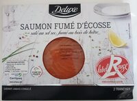 Saumon fumé d'écosse salé ai sel sec, fumé au bois de hêtre