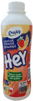 HEY - Yaourt à boire fraise banane