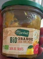 Confiture bio orange citron pamplemousse