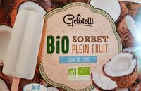 Sorbet plein fruit coco