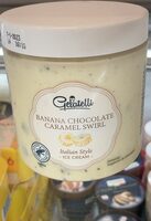 Banana Chocolate Caramel Swirl ice cream