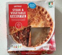 Steak and vegetable pie