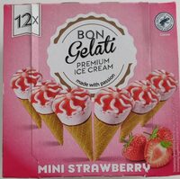 Bon Gelati Premium ICE Cream Mini Strawberry