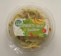 Spaghetti-Salat Basilikum