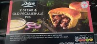 2 Steak & Theakston's Old Peculier Ale Pies