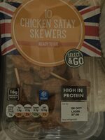 Chicken Satay Skewers