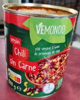 Chili sin carne vegan