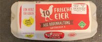 Frische Eier aus Bodenhaltung