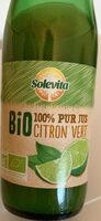 100% pur jus citron vert Bio