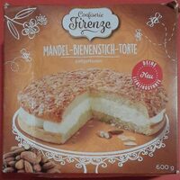 Mandel-Bienenstich-Torte tiefgefrohren